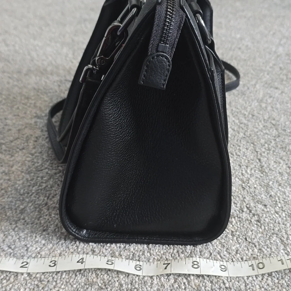 Calvin Klein Embroidered Satchel Crossbody Bag - Picture 7 of 10